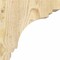 Ekena Millwork Pescadero Rough Sawn Corbel, Douglas Fir, 6"W x 8"D x 8"H COR06X08X08PEC00RDF - alternate 3